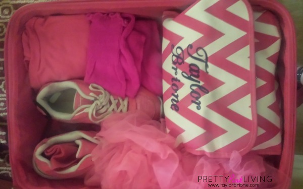 pink suitcase