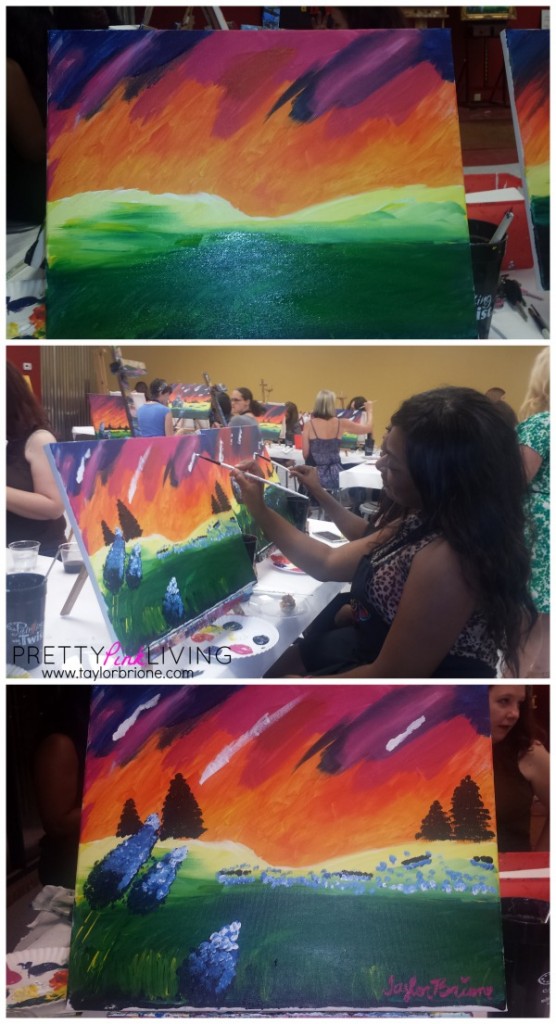 Taylor Brione Painting with a Twist Party